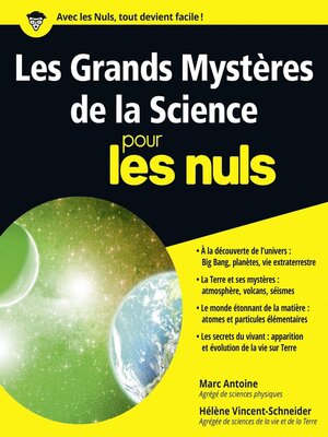 cover image of Les Grands mystères de la science Pour les Nuls